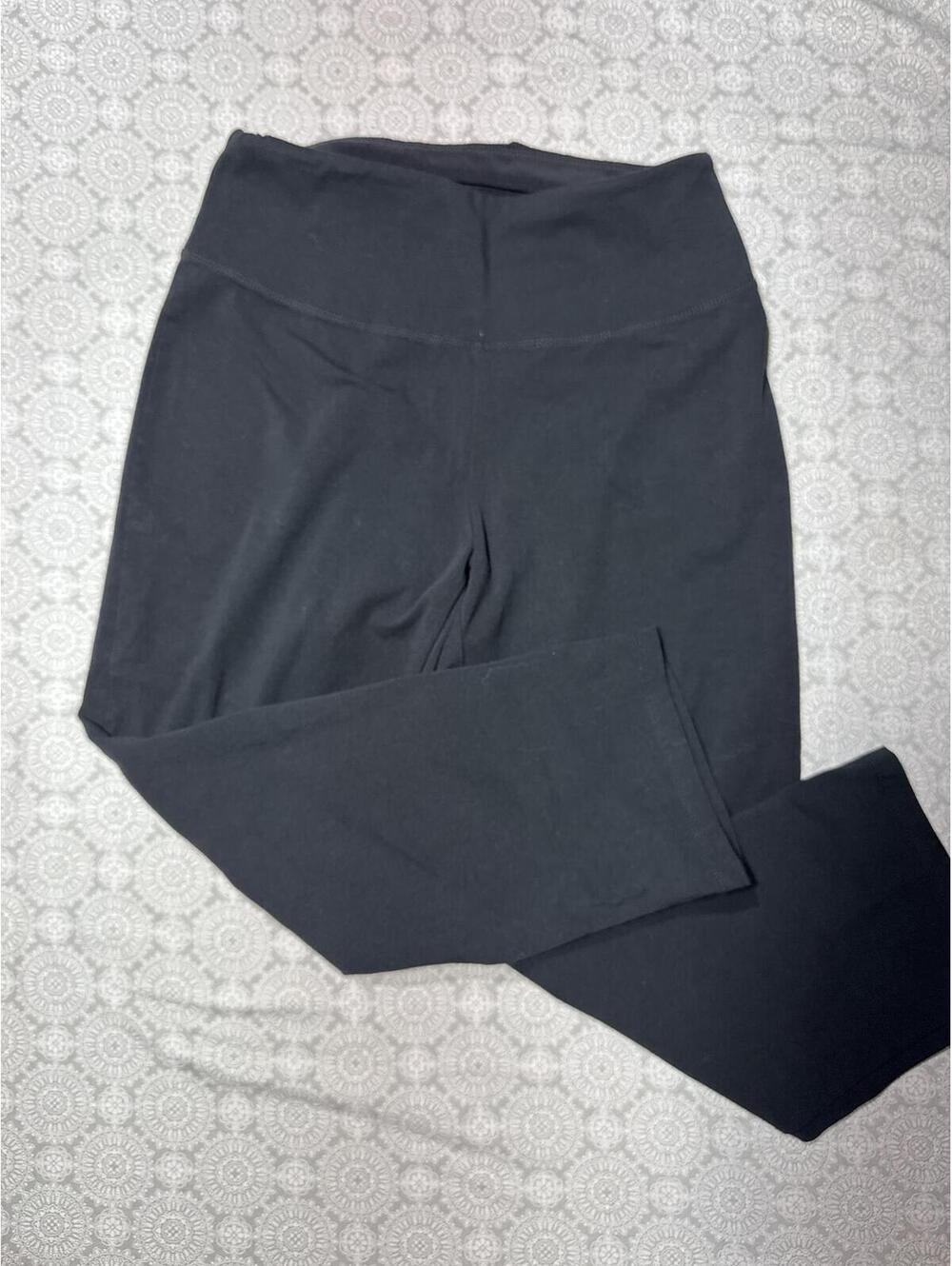 Teezher Black Mesh-Panel Active Leggings Size M - Picture 4 of 4